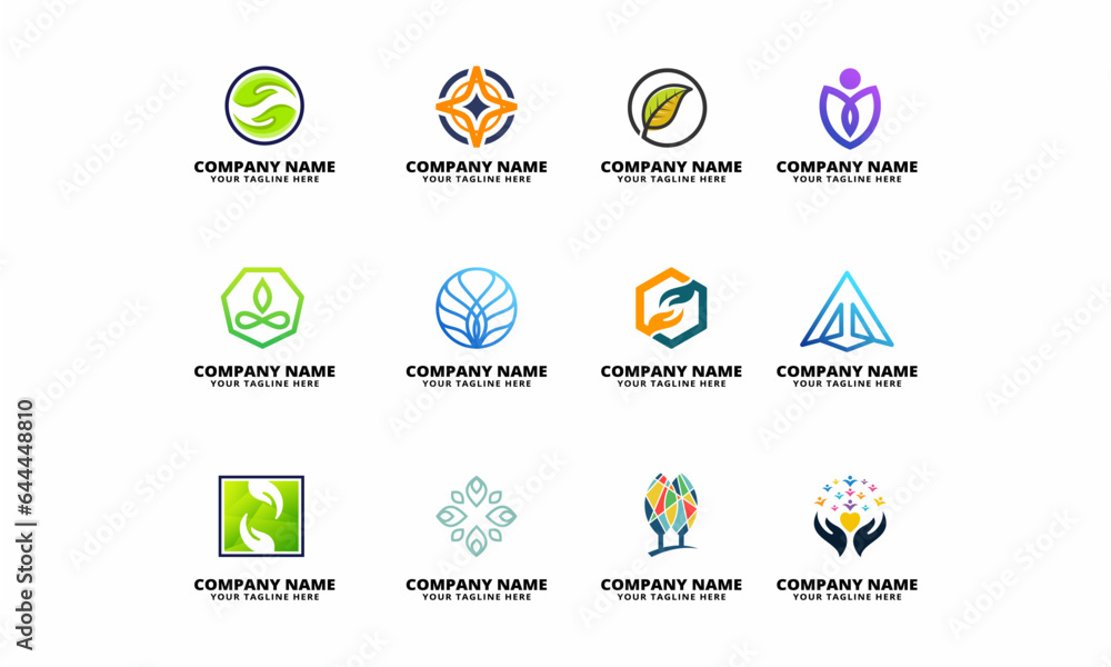 collection of abstract logo vector illustration collection of abstract logo vector illustration