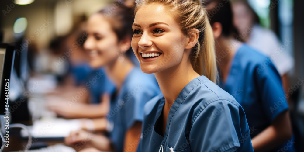 Aspiring Medics: Student Nurses Engrossed in College Education Aspiring Medics: Student Nurses Engrossed in College Education