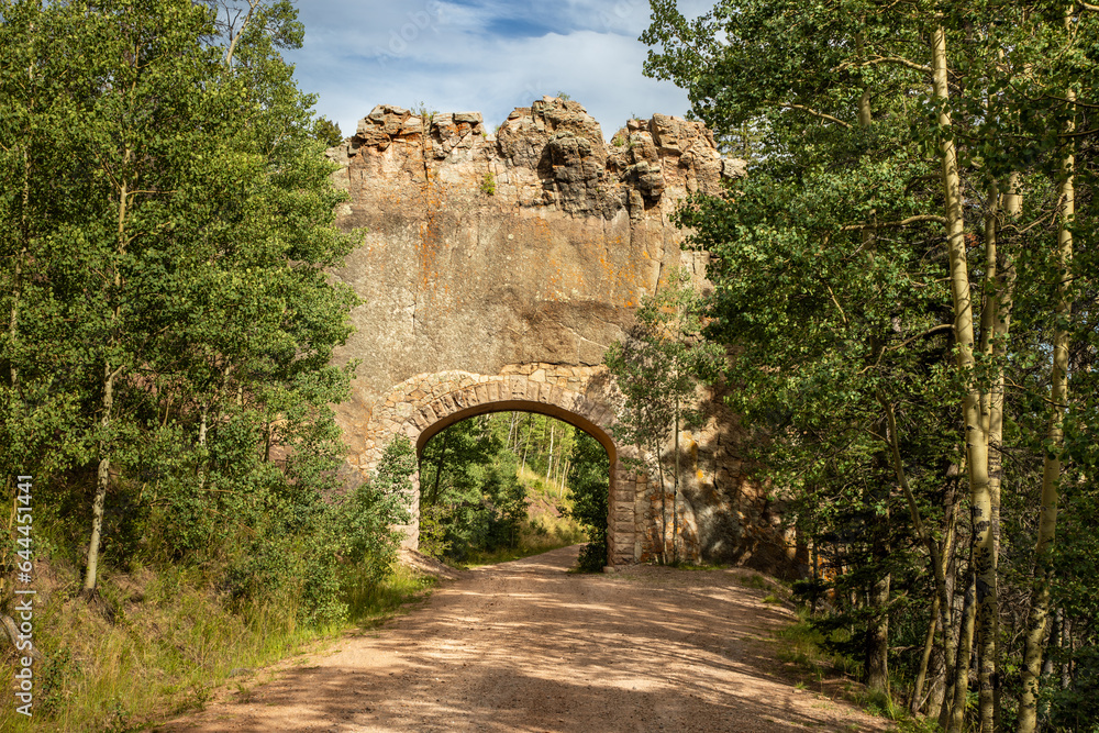 The Frontier Pathways Scenic Byway in the Spanish Peaks of southwestern Colorado