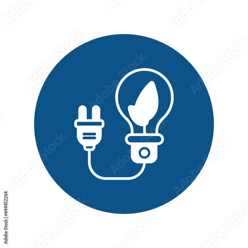 Eco bulb Vector Icon which can easily modify or edit

