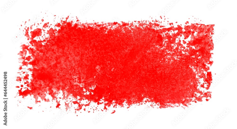 Grunge Streifen mit roter Pinsel Farbe