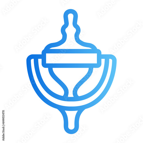door knocker gradient icon