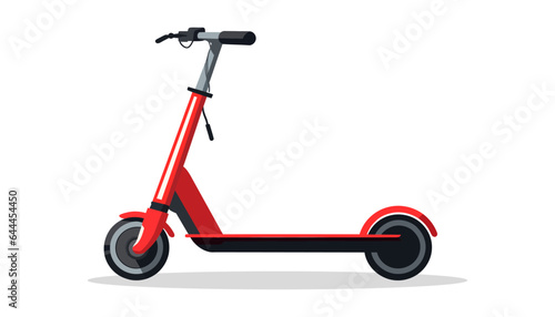 Scooter icon design isolated on white background. Electric scooter in flat style. Vector illustration