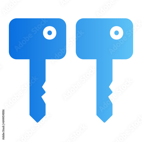 keys gradient icon