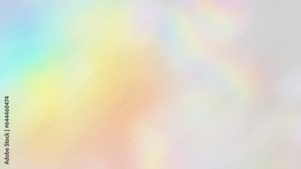 Ethereal rainbow spectrum light leak overlay isolated on transparent background