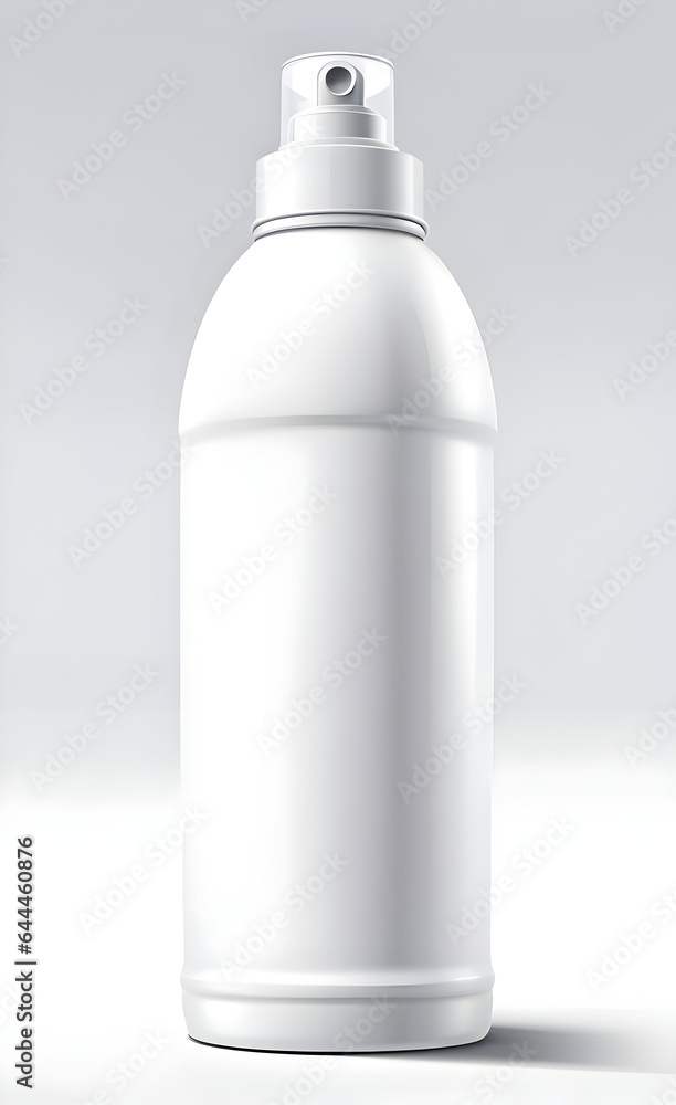 Plastic cosmetic bottle illustration. Plastic cosmetic bottle illustration.