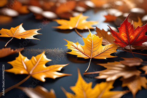 autumn leaves Generative AI