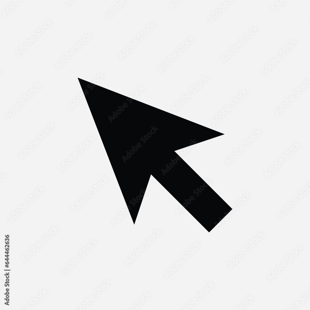 arrow pointer and cursor icon free vector illustration