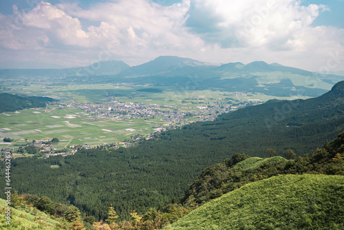 熊本県阿蘇市 阿蘇山の風景