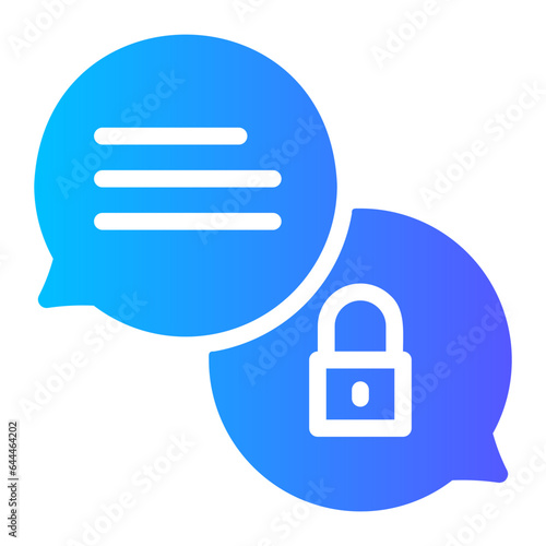 private message gradient icon