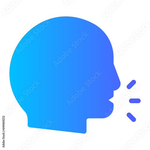 speak gradient icon
