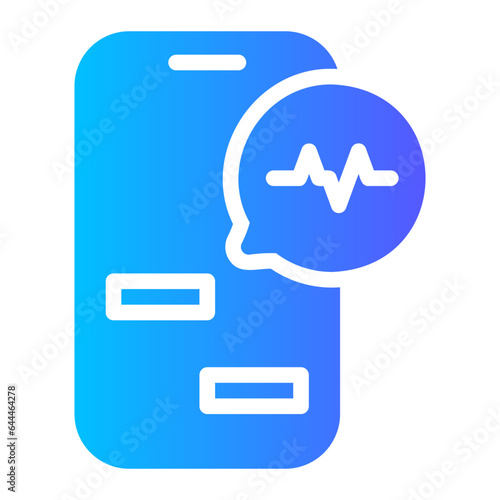 voice message gradient icon