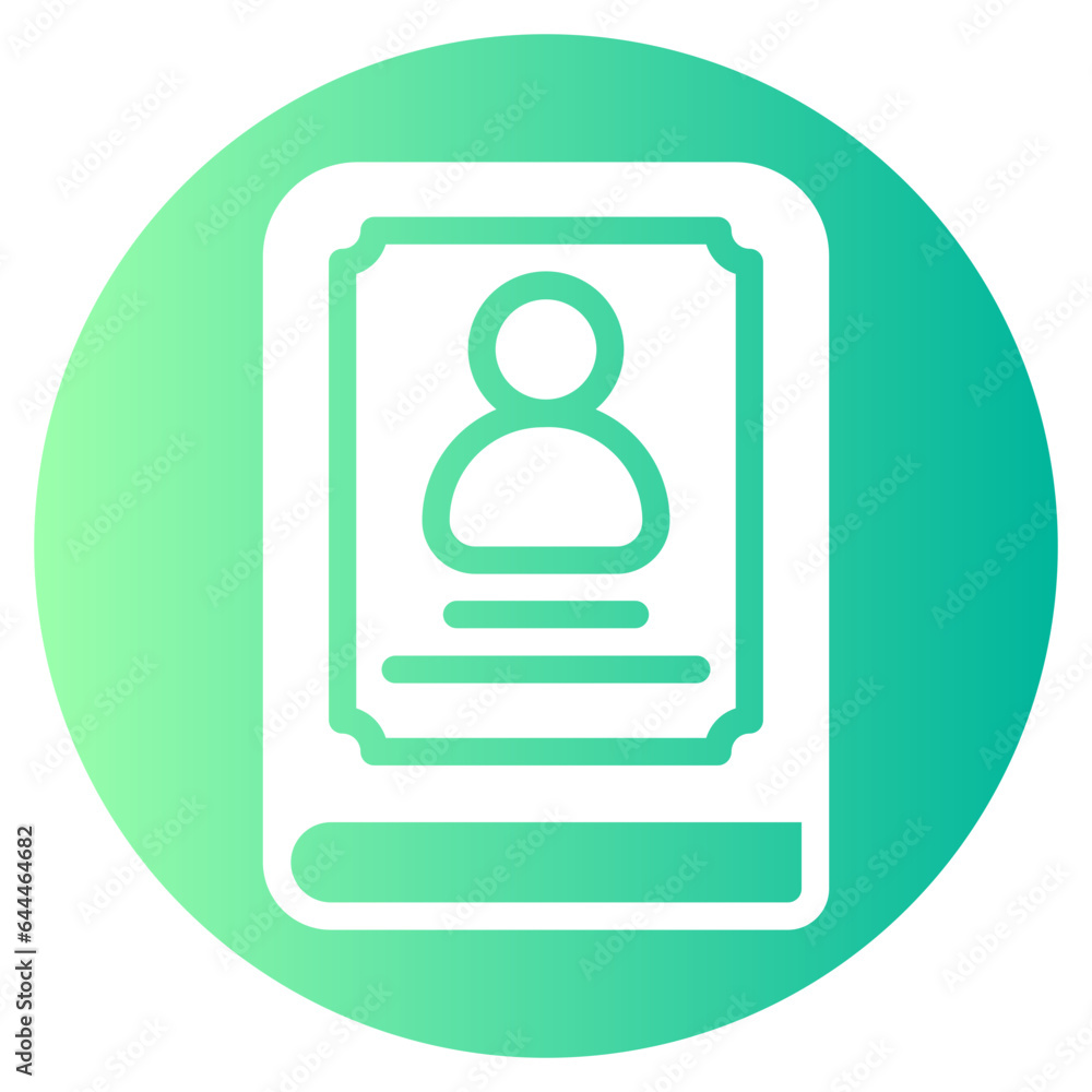 agenda gradient icon agenda gradient icon
