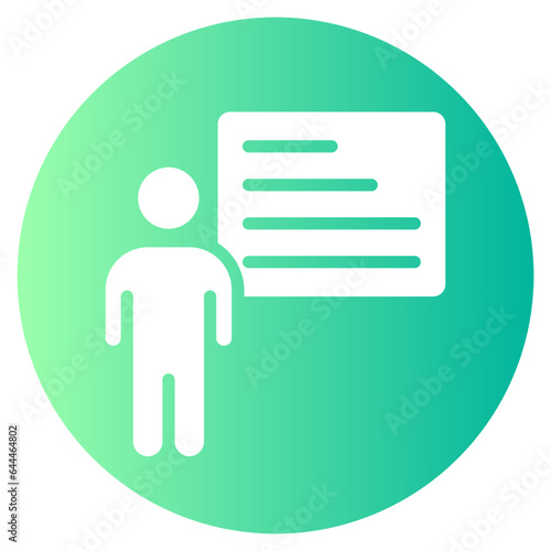 presentation gradient icon