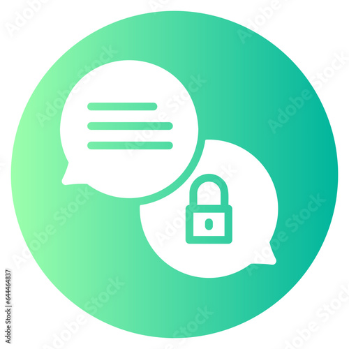 private message gradient icon