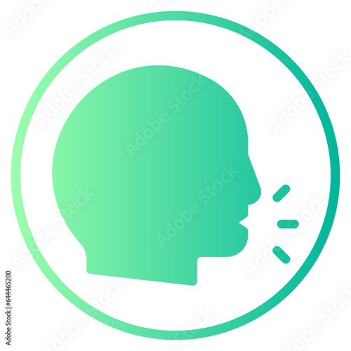 speak gradient icon