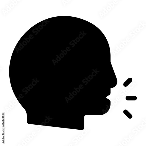 speak glyph icon