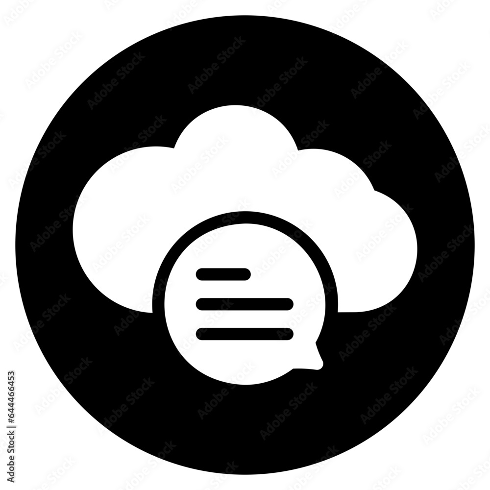 cloud glyph icon cloud glyph icon