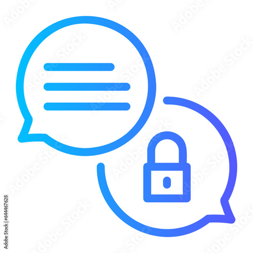 private message gradient icon