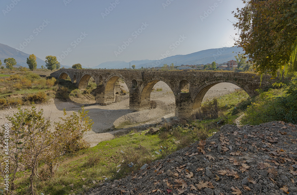 Serene Kordhoce Bridge in Gjirokaster, Albania Serene Kordhoce Bridge in Gjirokaster, Albania