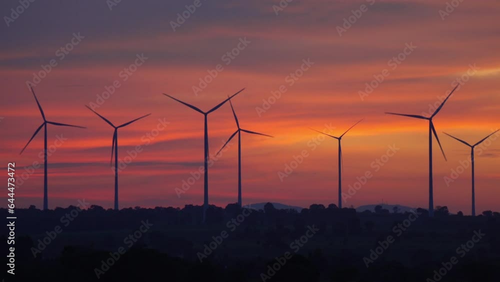 Wind turbine for generating electricity from wind power with beautiful sky and clouds in sunset time. Wind turbine for generating electricity from wind power with beautiful sky and clouds in sunset time.