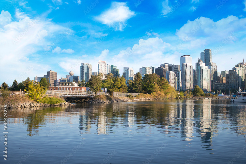 Beautiful view of Vancouver Bay in Vancouver, Canada Beautiful view of Vancouver Bay in Vancouver, Canada