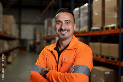 Business shipping men warehouse occupation person