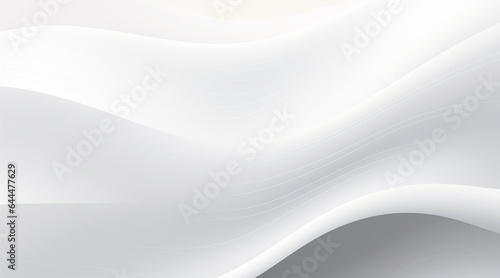 シンプルで使いやすい白背景、揺れる波のような流れるデザインと滑らかな質感