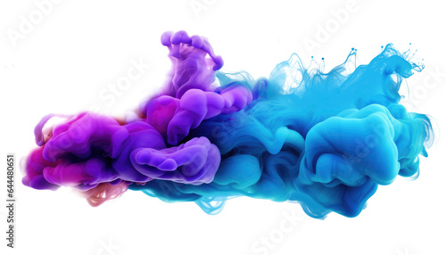 Cloud of Multicolored Paint