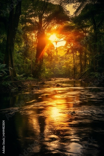 Amazon forest in the morning