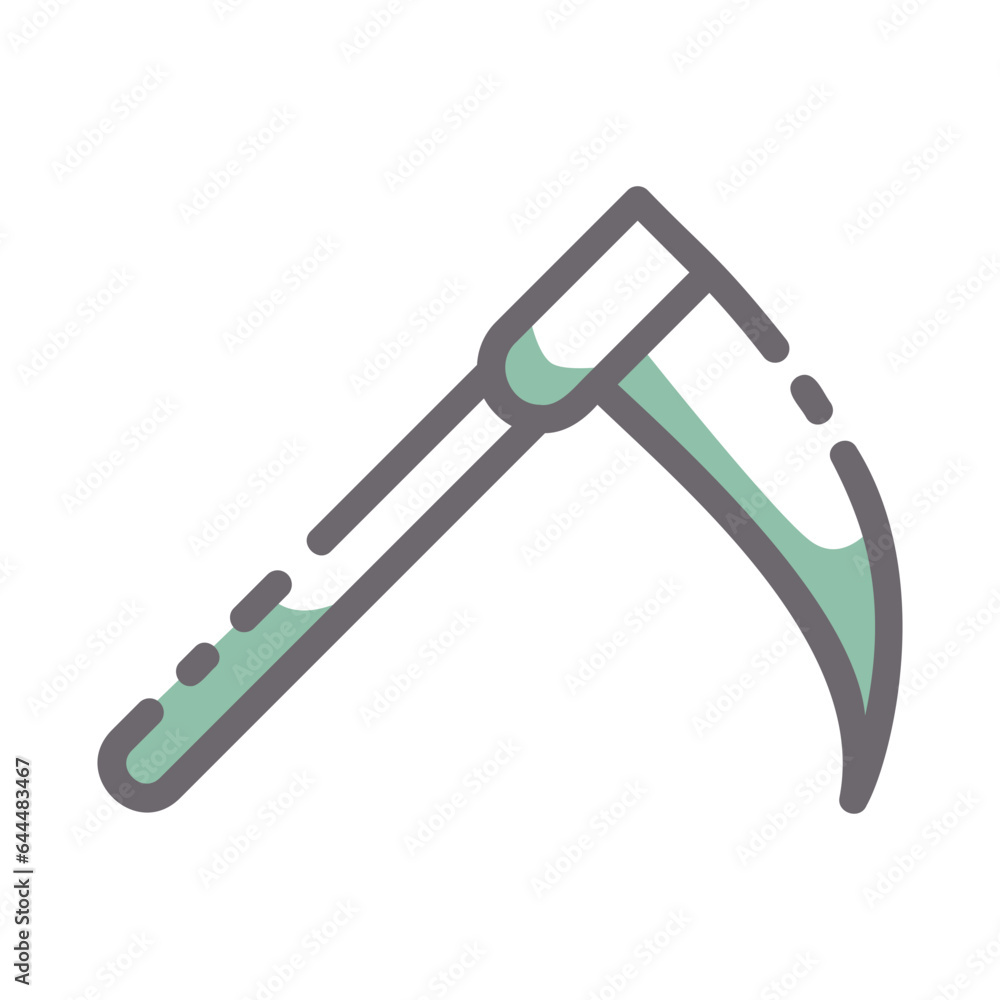 scythe of grim reaper two tones icon
scythe of grim reaper two tones icon