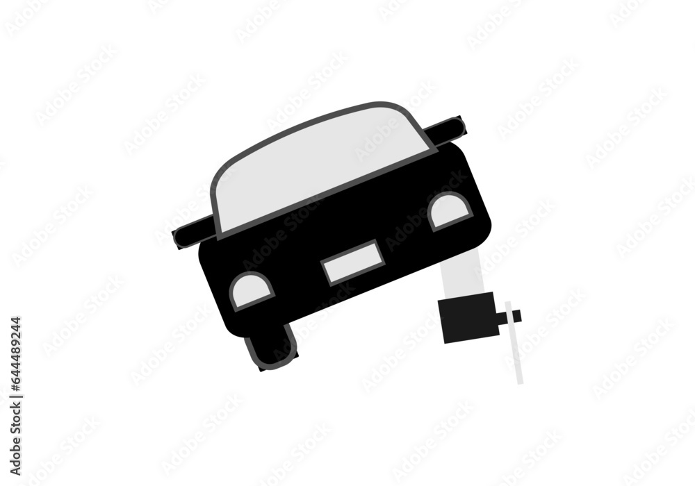 Car service garage isolated icons set on white background,vector icon Car service garage isolated icons set on white background,vector icon