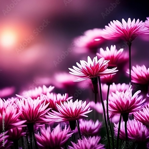 pink and white chrysanthemum flowers