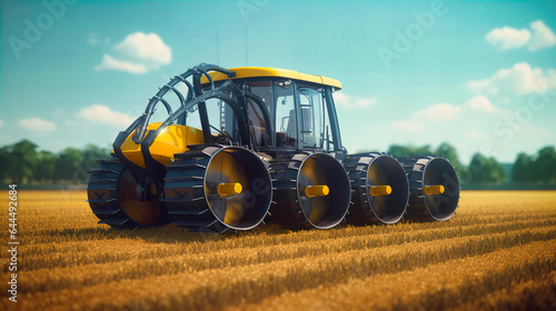 Mobile Controlled Farm Machinery, Operating Equipment from Afar