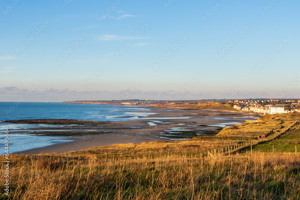 La Côte d'Opale depuis les falaises au sud de Wimereux