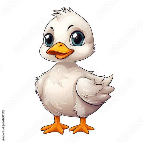 Cute Duck Clipart Illustration