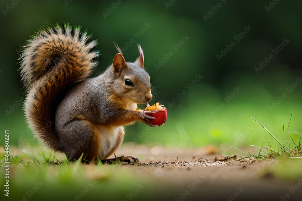 squirrel eating nut squirrel eating nut