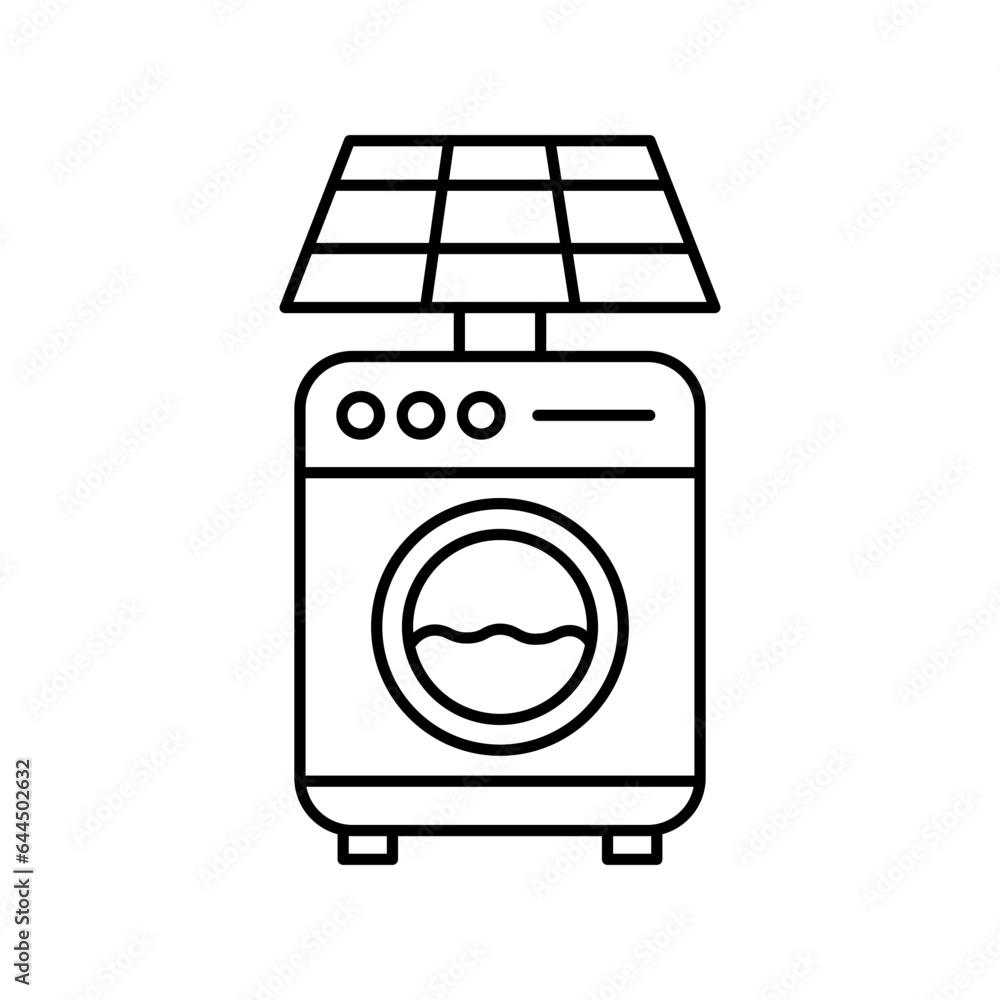 Washing machine with solar Vector Icon which can easily modify or edit
Washing machine with solar Vector Icon which can easily modify or edit