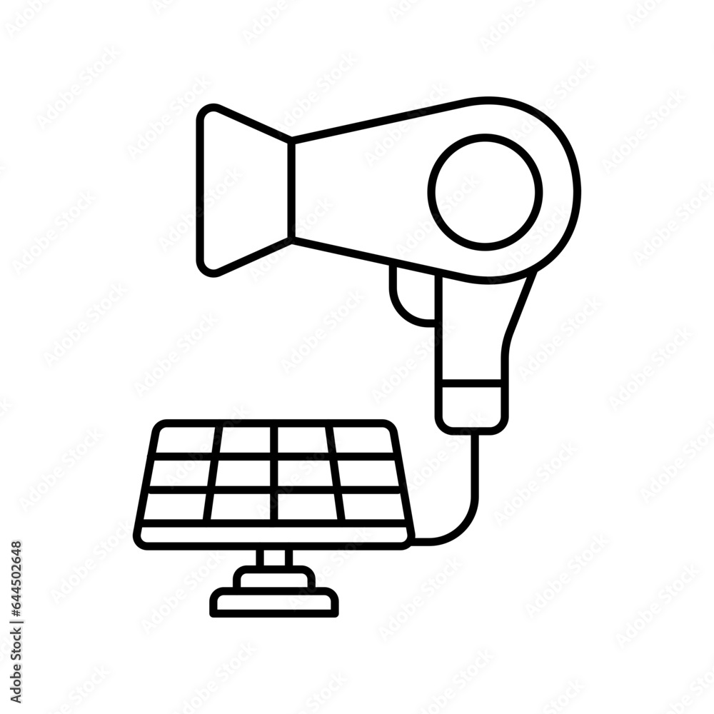 Blow dryer with solar Vector Icon which can easily modify or edit
Blow dryer with solar Vector Icon which can easily modify or edit