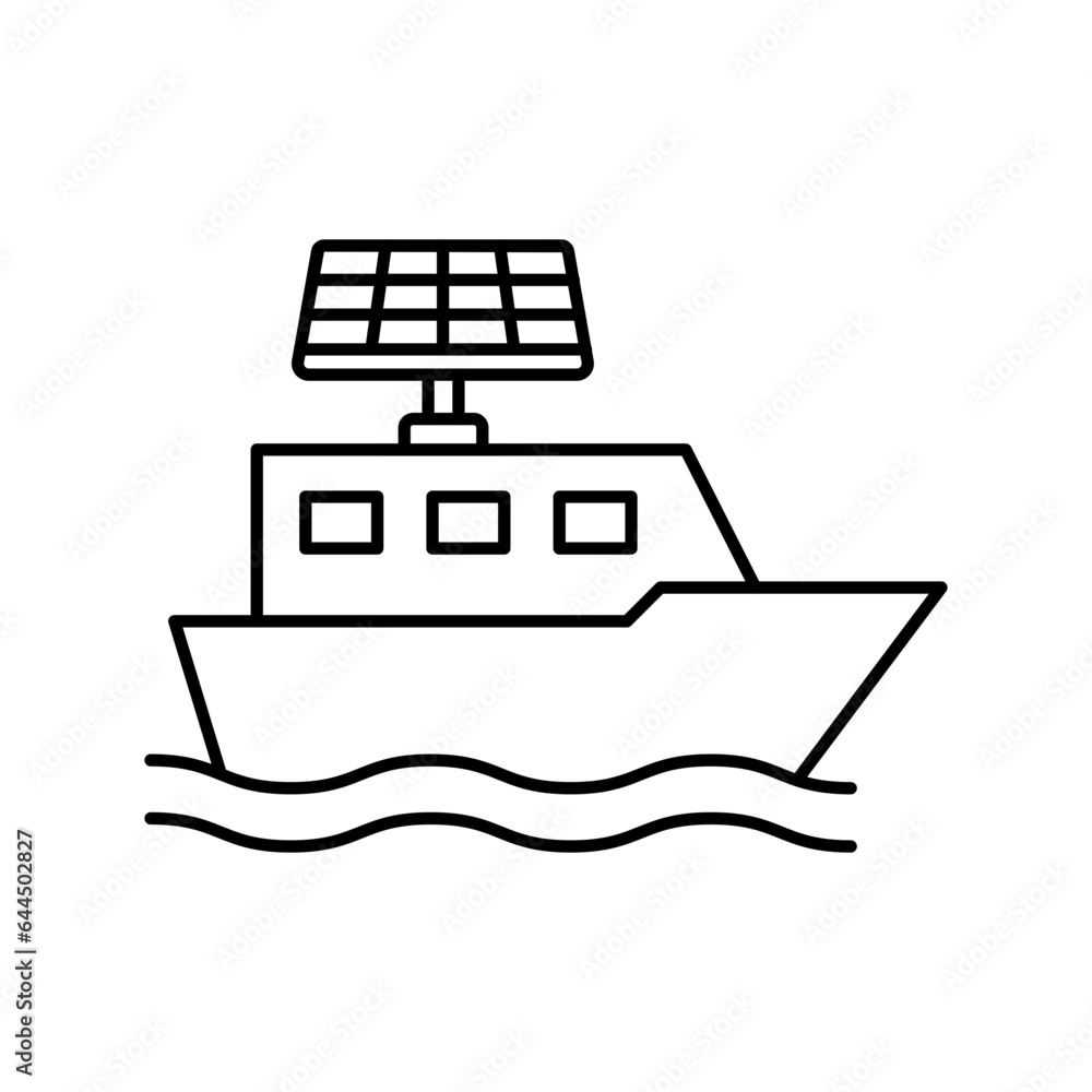 Solar boat Vector Icon which can easily modify or edit
Solar boat Vector Icon which can easily modify or edit