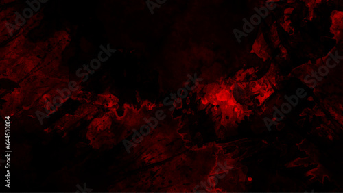 Dark Red horror scary background. Red textured stone wall background. Black and red rock stone background. Dark red horror scary background. Old wall texture cement black red background. 