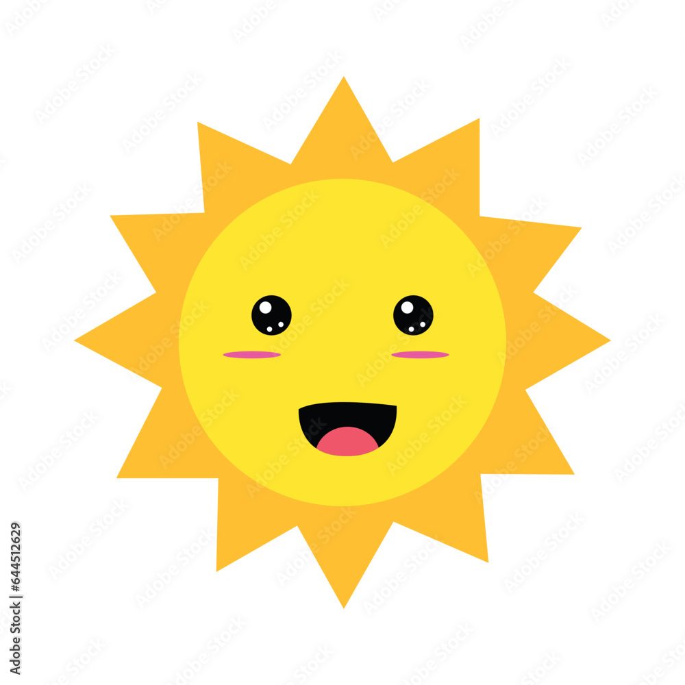 Cute Sun Vector