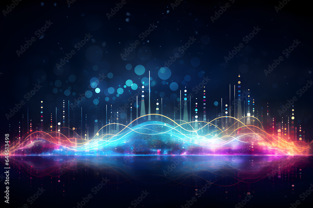 Abstract wave background. Element for design.