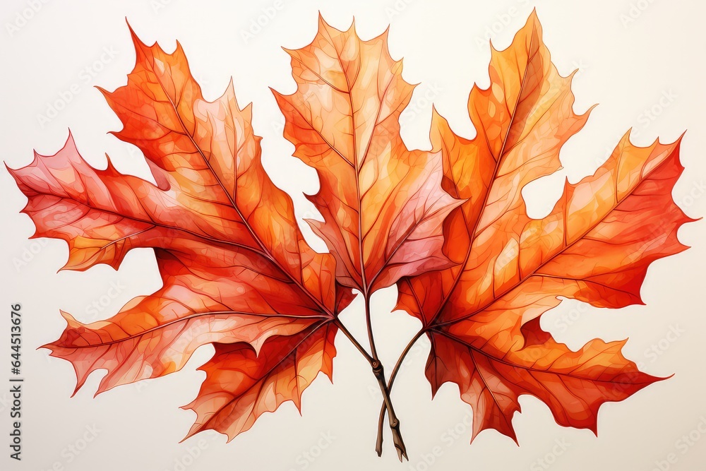Fototapeta premium autumn maple leaf