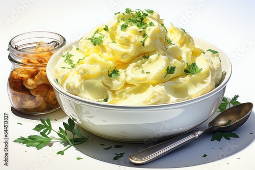 mashed potatoes with parsley