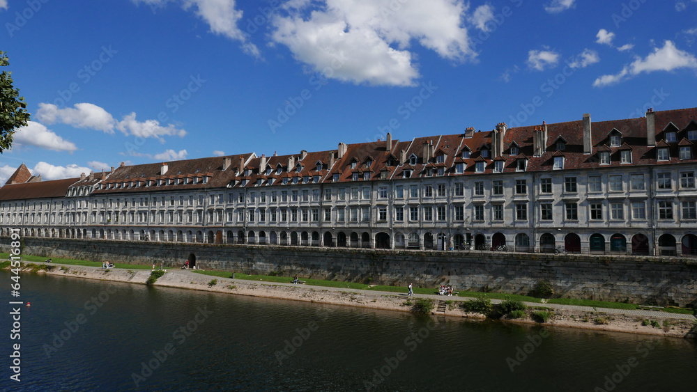 Obraz premium Quai Vauban à Besançon. France