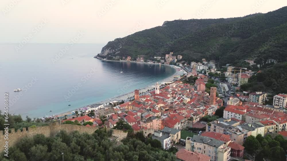 Ligurian coast of Noli in Liguria Ligurian coast of Noli in Liguria