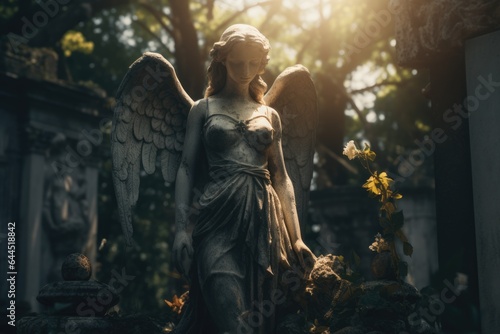 Stone Angel. Stone Beauty, the angel of the graveyard. Protector, afterlife, life and death.