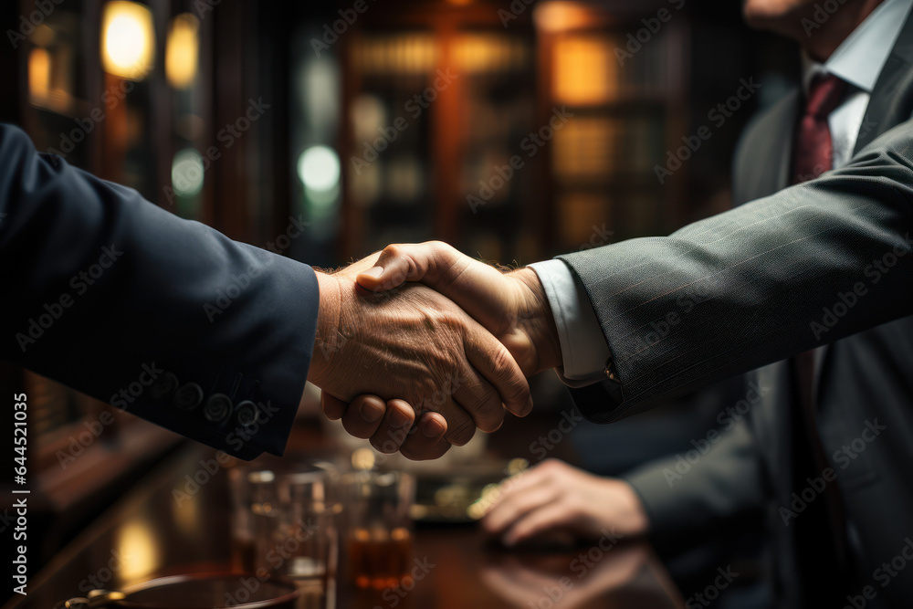Handshake. Lawyer, legal services, advice, Justice concept. Generative Ai. Handshake. Lawyer, legal services, advice, Justice concept. Generative Ai.