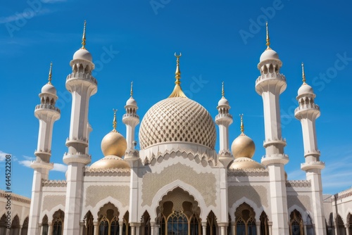 Mosque against the blue sky.